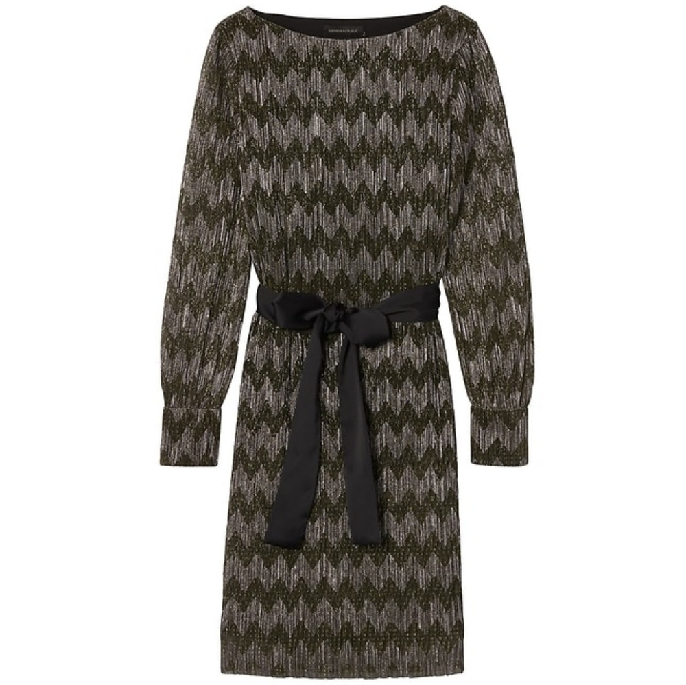 Banana Republic Metallic Shine Dress